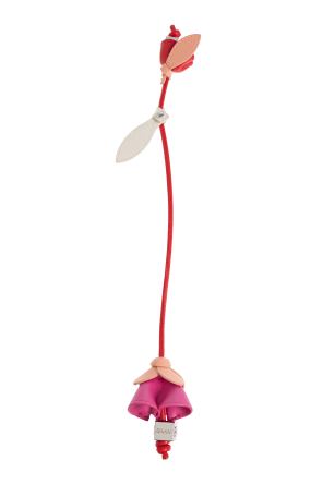 Ganni Bag charm with floral motif