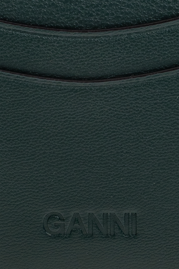 Ganni Card holder with logo