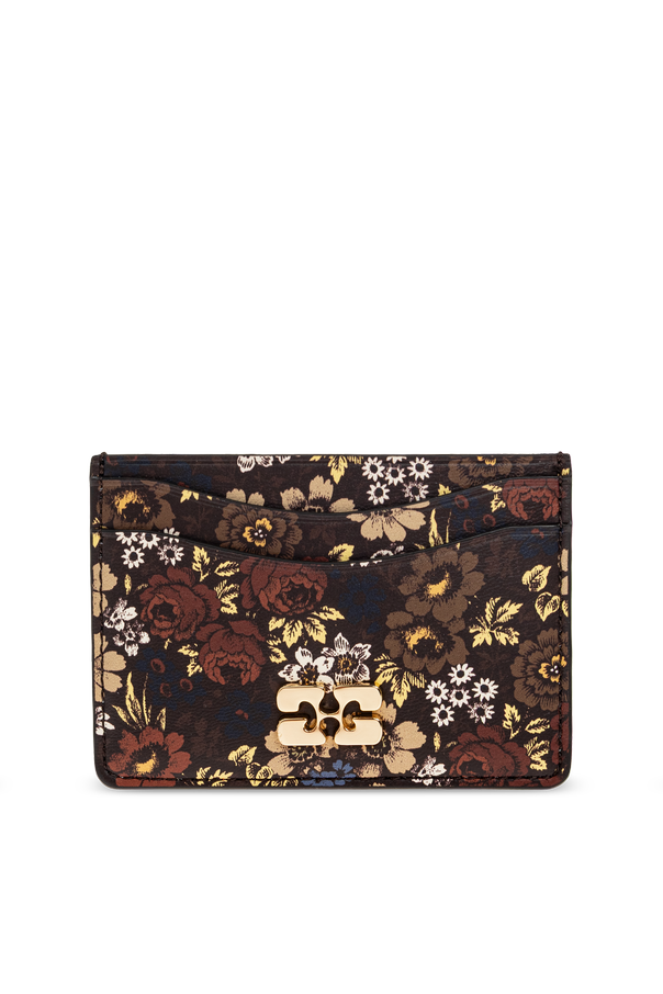 Card case with floral motif od Ganni