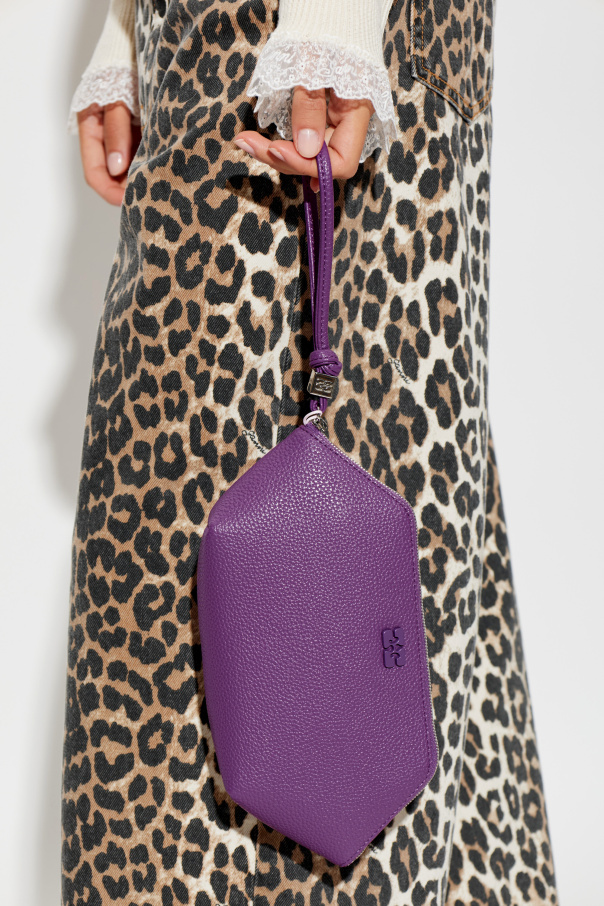 Ganni Cosmetic bag made of eco leather