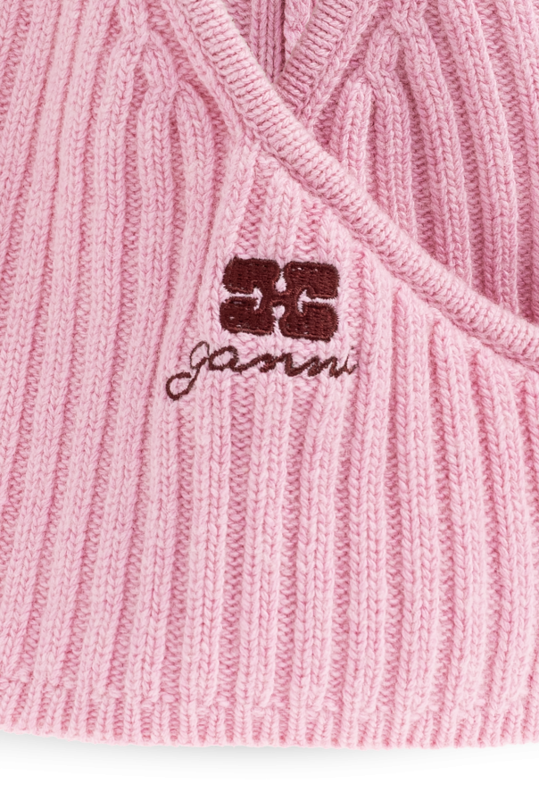 Ganni Balaclava with logo