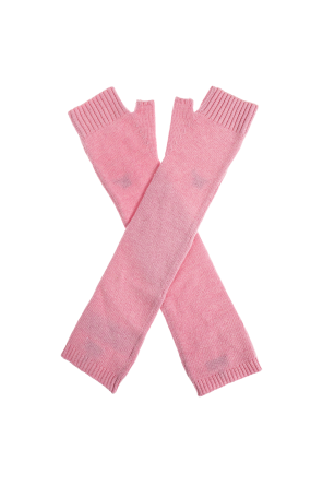 Ganni Long fingerless gloves