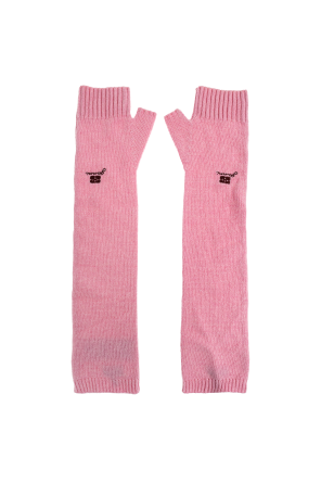 Ganni Long fingerless gloves