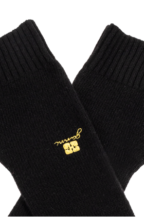 Ganni Long fingerless gloves