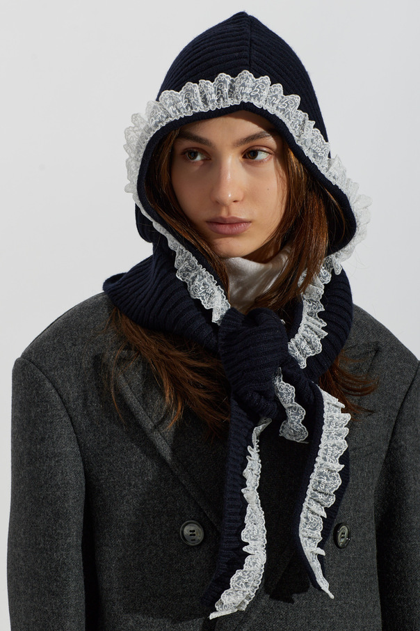 Ganni Hood-scarf