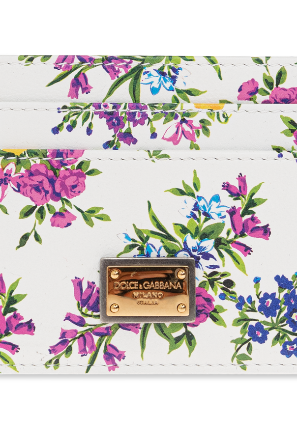 Dolce & Gabbana Geldbörse mit Blumenmotiv