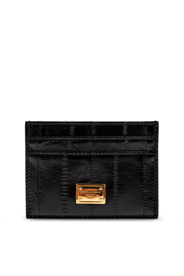 Leather Card Holder with Logo od Dolce & Gabbana