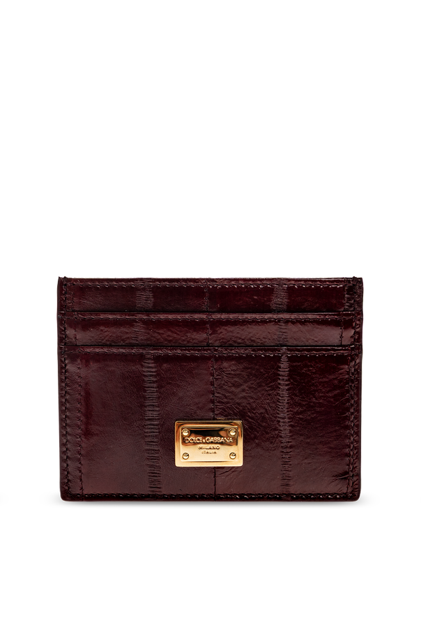 Leather Card Holder with Logo od Dolce & Gabbana