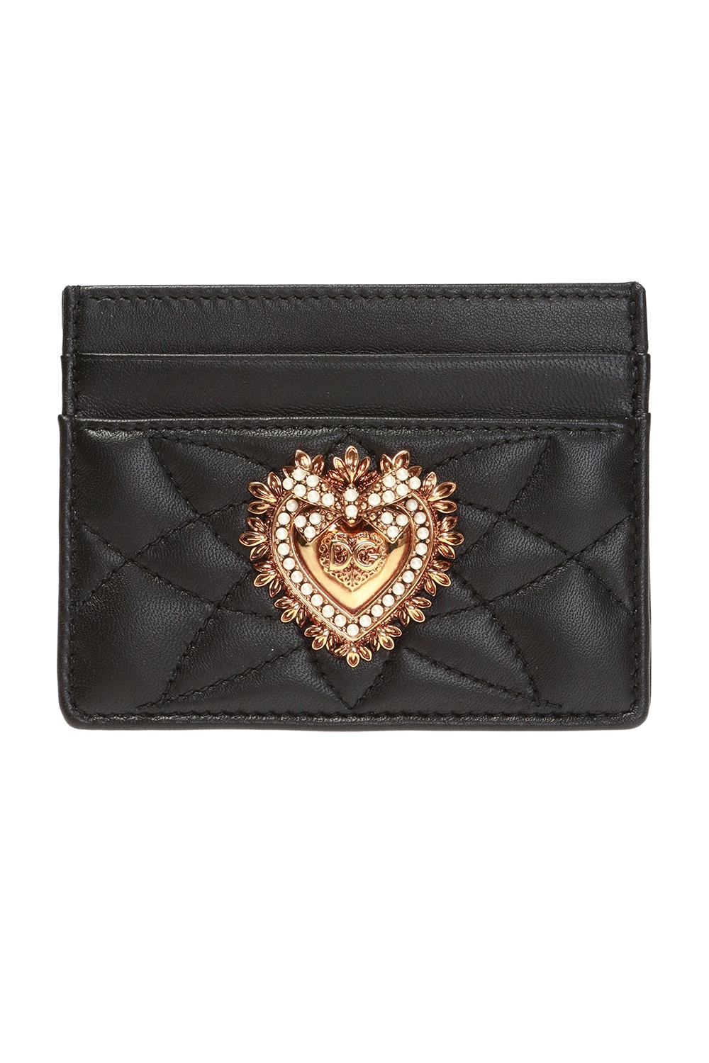 dolce iPhone & Gabbana Logo-appliqued card holder