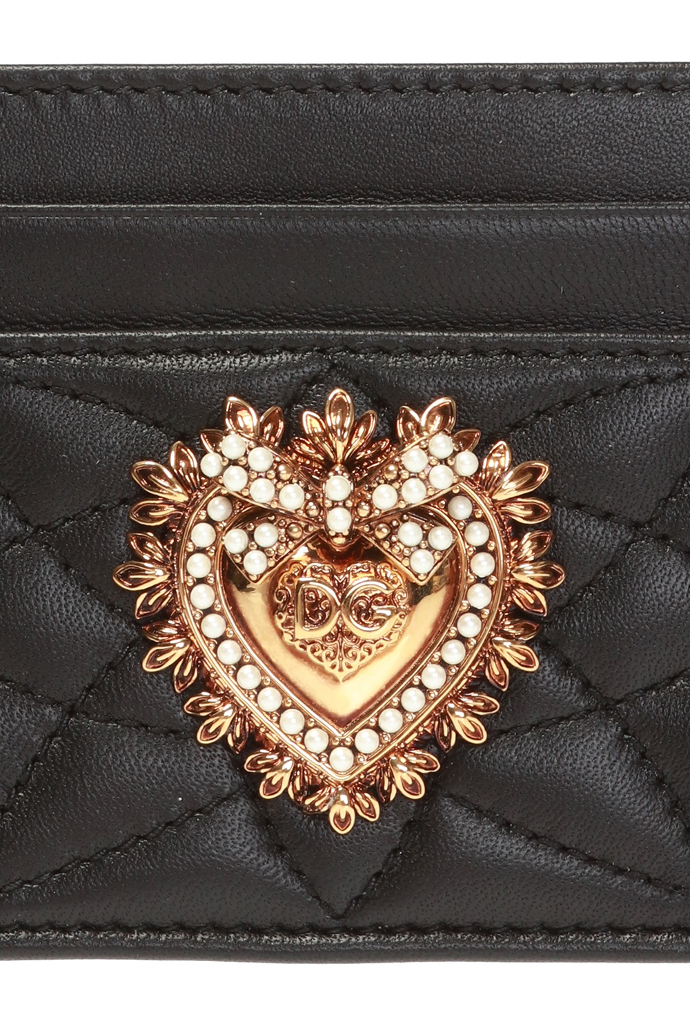 dolce iPhone & Gabbana Logo-appliqued card holder