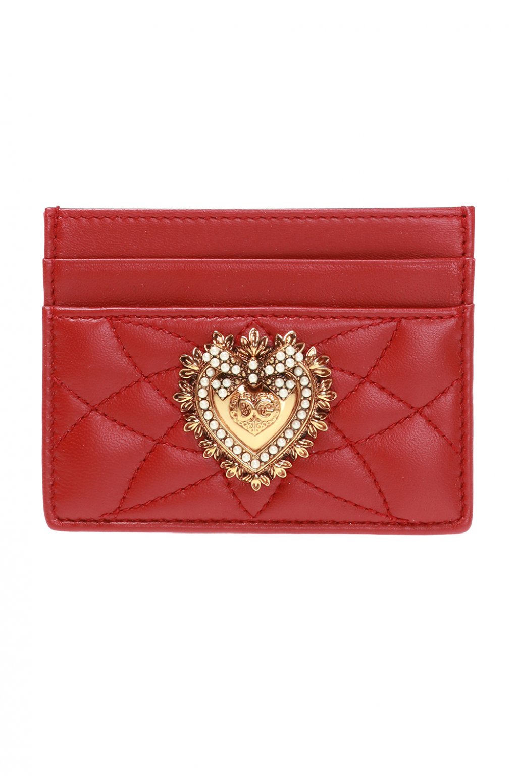 dolce Thank & Gabbana ‘Devotion’ quilted card case
