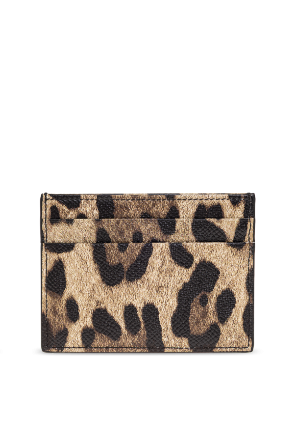 Dolce & Gabbana Estuche para tarjetas con motivo animal