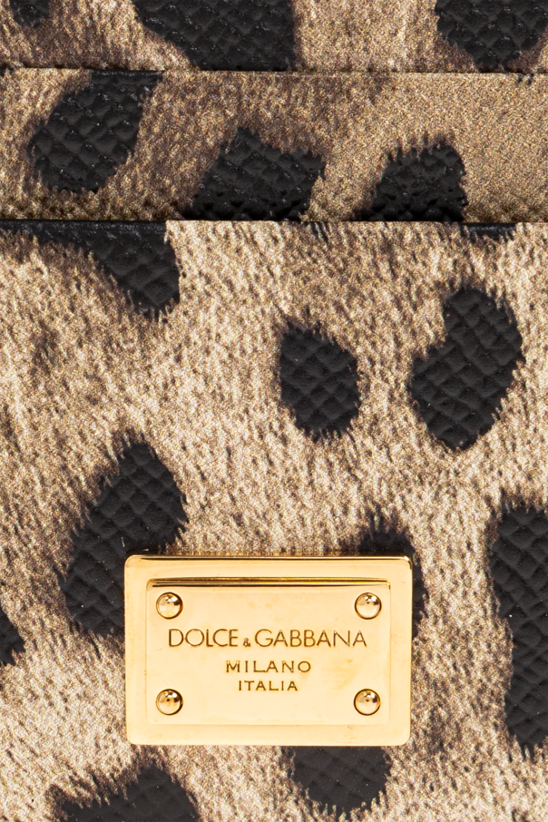 Dolce & Gabbana Estuche para tarjetas con motivo animal