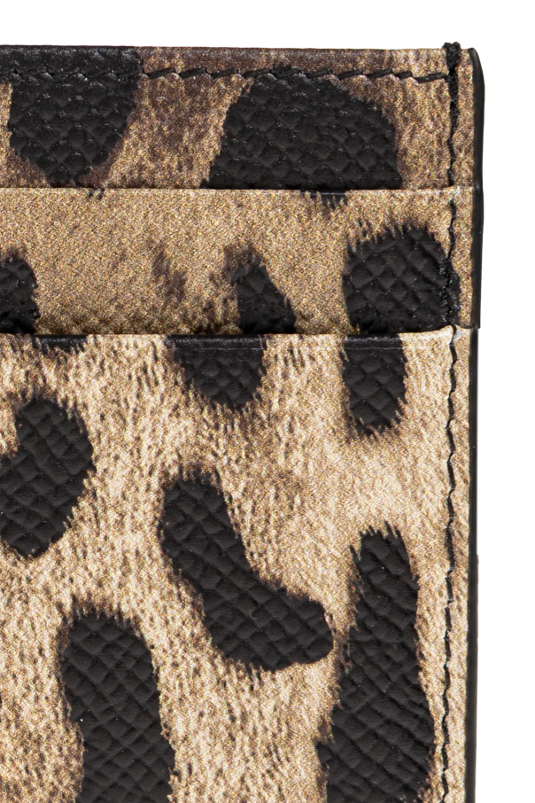 Dolce & Gabbana Estuche para tarjetas con motivo animal