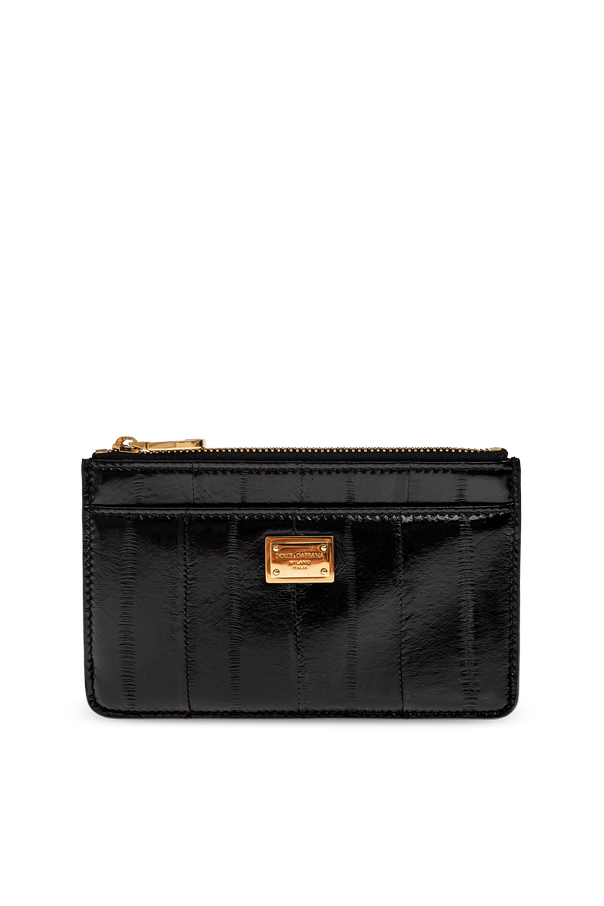 Leather Card Holder with Logo od Dolce & Gabbana