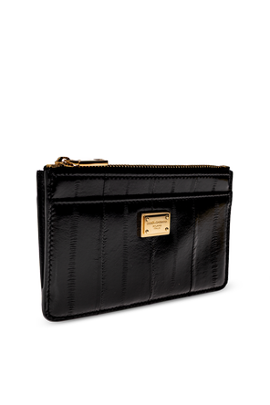 Dolce & Gabbana Leather Cardholder with Logo