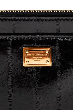 Dolce & Gabbana Leather Cardholder with Logo