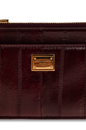 Dolce & Gabbana Leather Cardholder with Logo