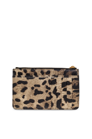 Dolce & Gabbana Animal motif card holder