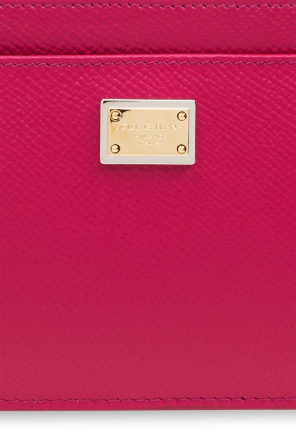 Dolce & Gabbana Skórzany portfel z aplikacją z logo