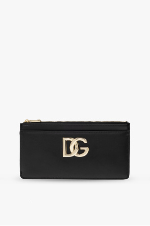 Leather wallet with logo od dolce gabbana iphone