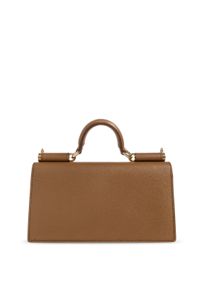 Dolce & Gabbana Carteira de couro com corrente