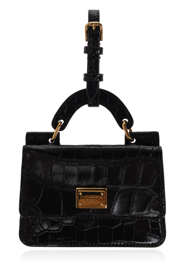 Leather Card Holder with Logo od Dolce & Gabbana