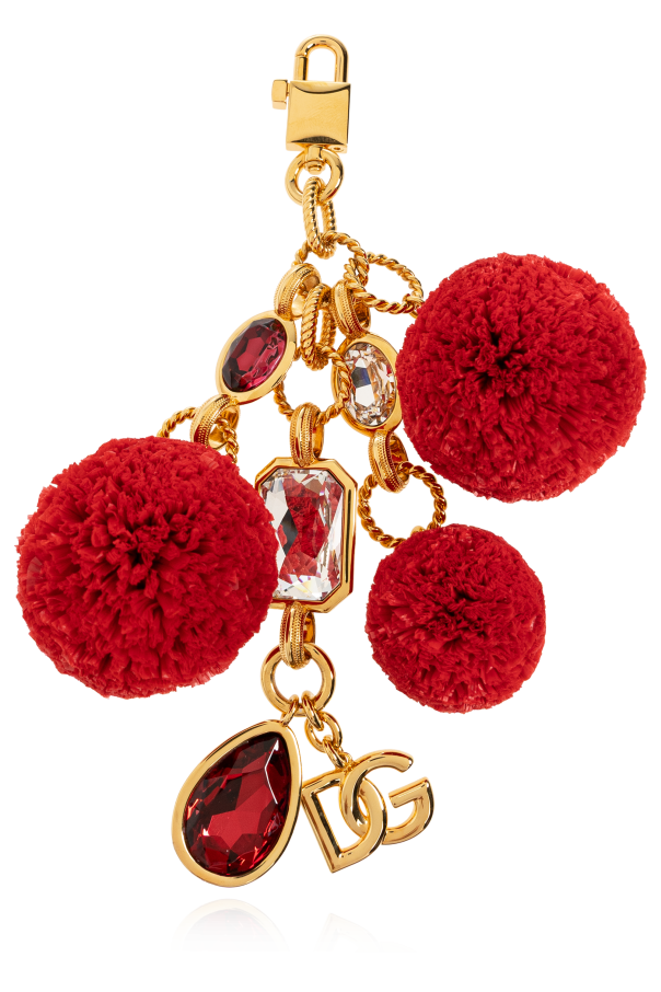 Keyring with shimmering crystals od Dolce & Gabbana