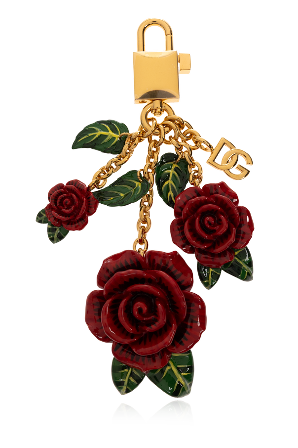Keychain with floral motif od Dolce & Gabbana