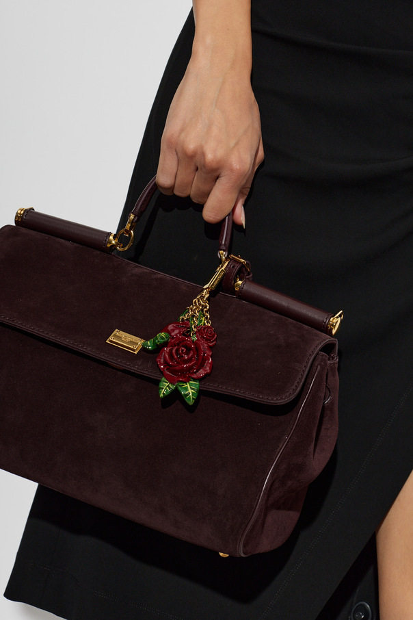 Dolce & Gabbana Brelok z motywem kwiatowym