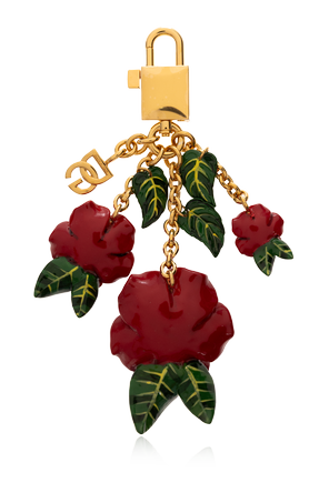 Dolce & Gabbana Brelok z motywem kwiatowym