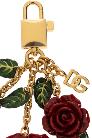 Dolce & Gabbana Brelok z motywem kwiatowym