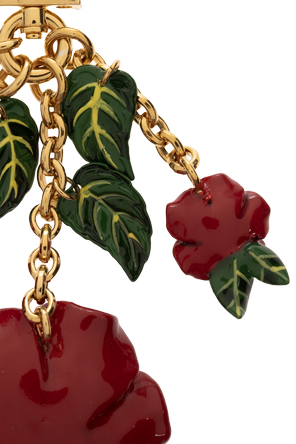 Dolce & Gabbana Brelok z motywem kwiatowym