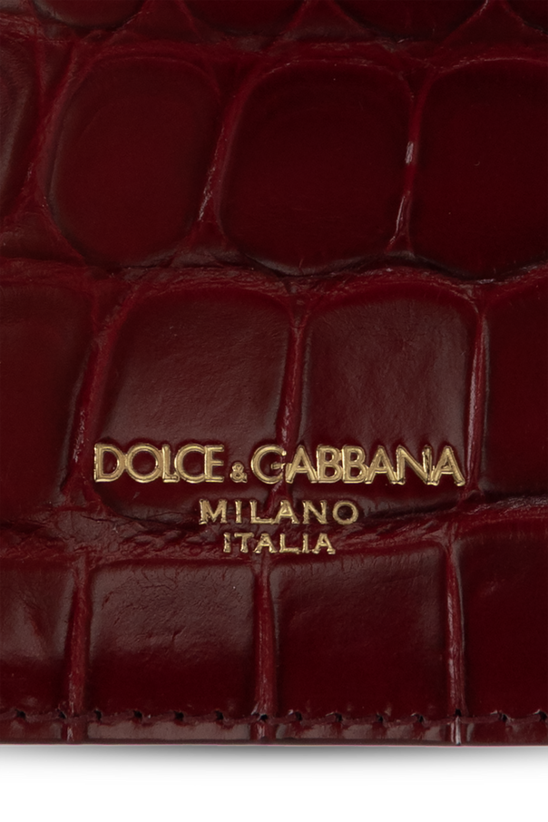 Dolce & Gabbana Estojo em pele para cartão com logótipo