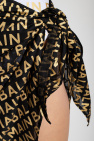 Balmain BLACK Pareo with logo