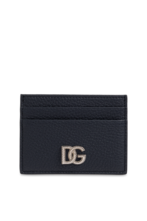 Leather card holder with logo od Dolce & Gabbana