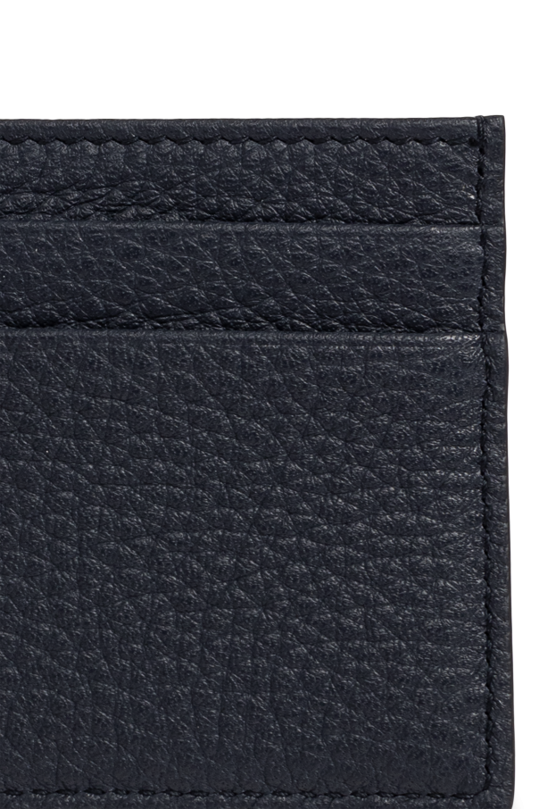 Dolce & Gabbana Leather card holder with logo