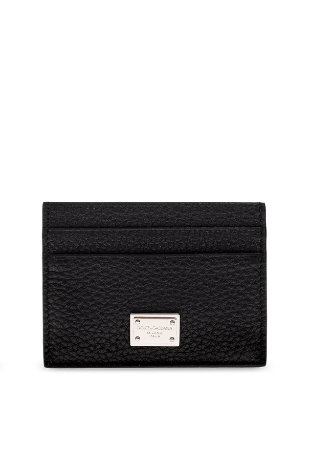 Leather Card Holder with Logo od Dolce & Gabbana