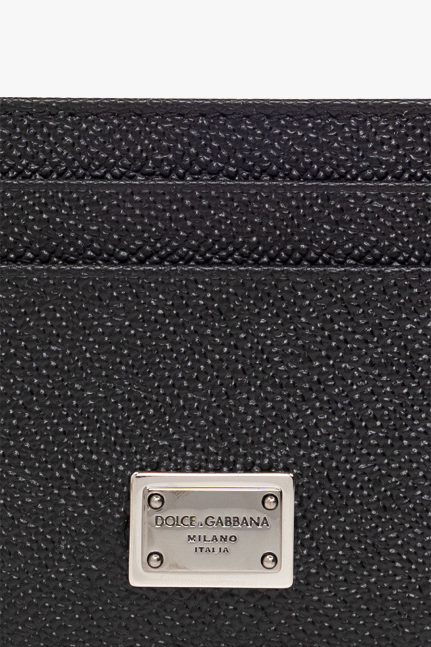 dolce tote & Gabbana Leather card holder