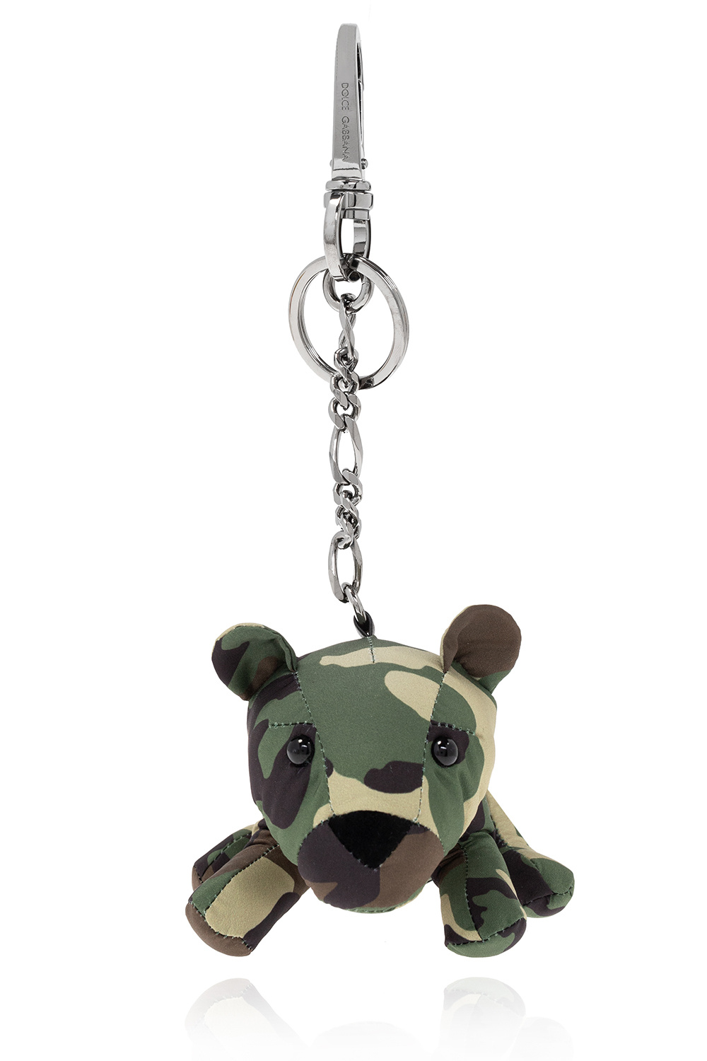 dolce FLORAL-PRINTED & Gabbana Keyring with animal pendant