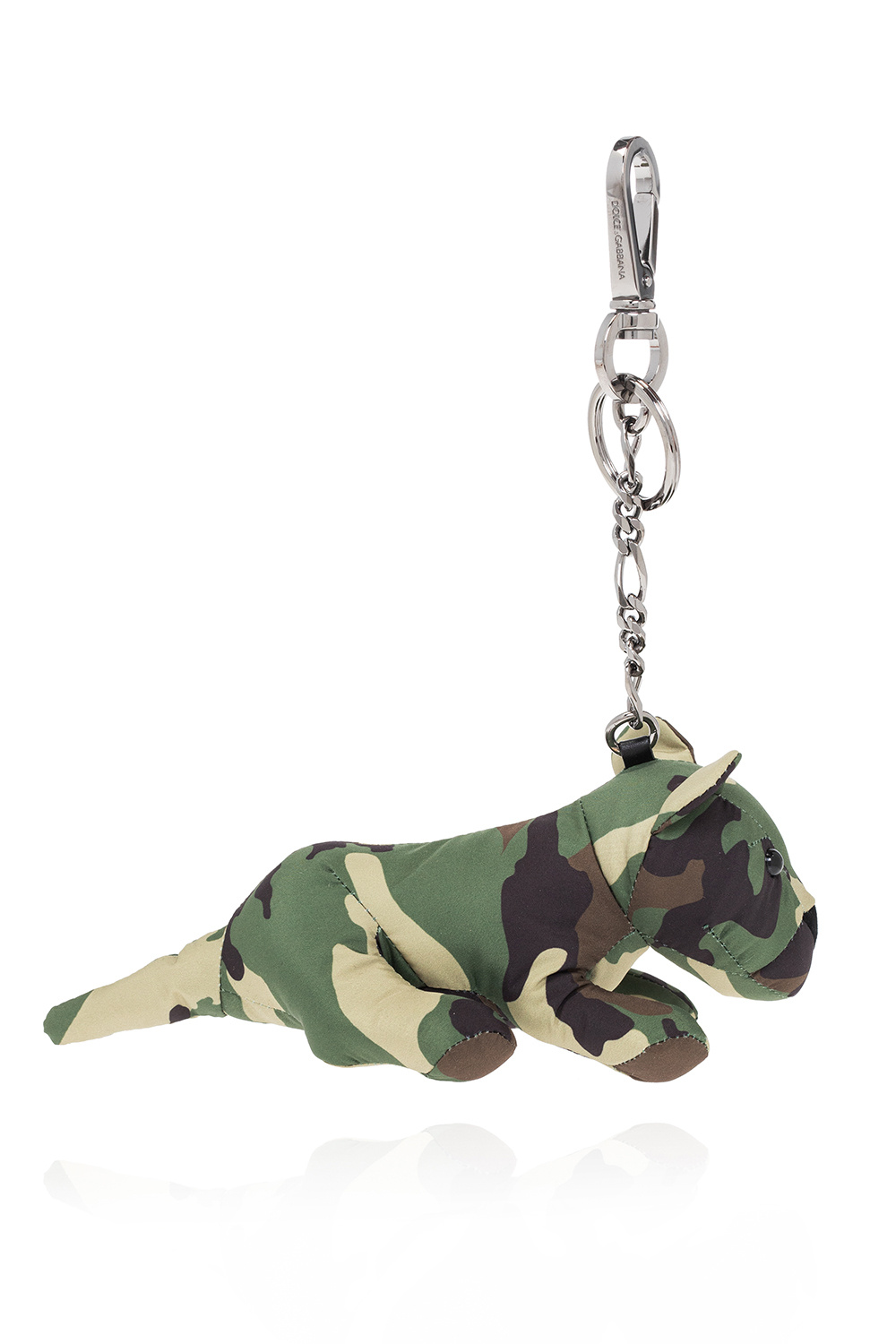 dolce FLORAL-PRINTED & Gabbana Keyring with animal pendant