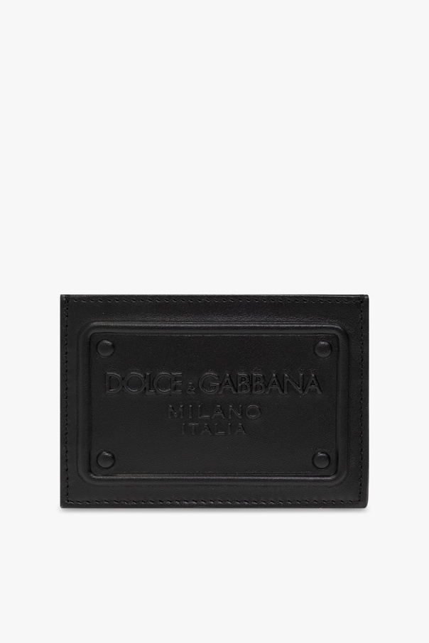 dolce check & Gabbana Leather card holder
