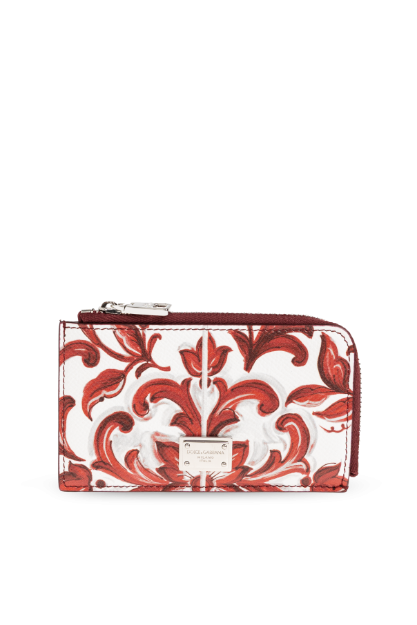 Leather card holder with 