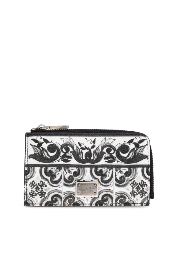 Card case with "Majolica" print od Dolce & Gabbana