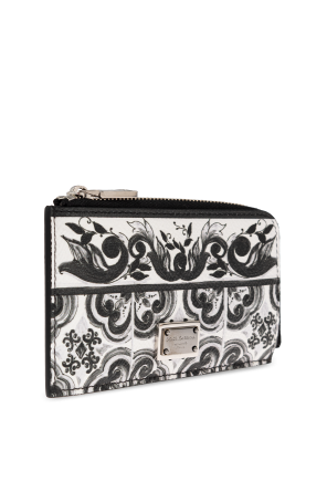Dolce & Gabbana Kartenetui mit Aufdruck „Majolica“