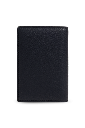 Dolce & Gabbana Leather card holder with logo