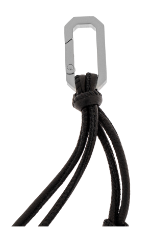 AllSaints Colgante de cuero en forma de corazón