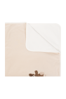 Fendi Kids Baby blanket with logo