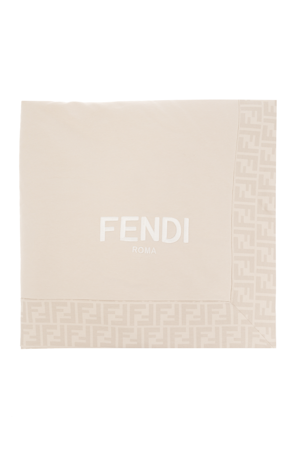 Baby blanket with logo od Fendi Kids