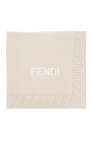 Fendi Kids Baby blanket with logo